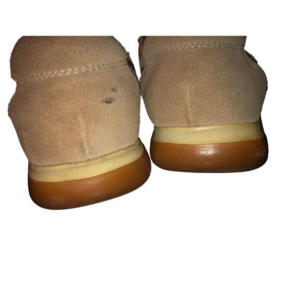 Skechers Somethin'‎ Else Womens Size 8.5 Tan Beige Suede Leather Lace Up Shoes - Picture 9 of 13